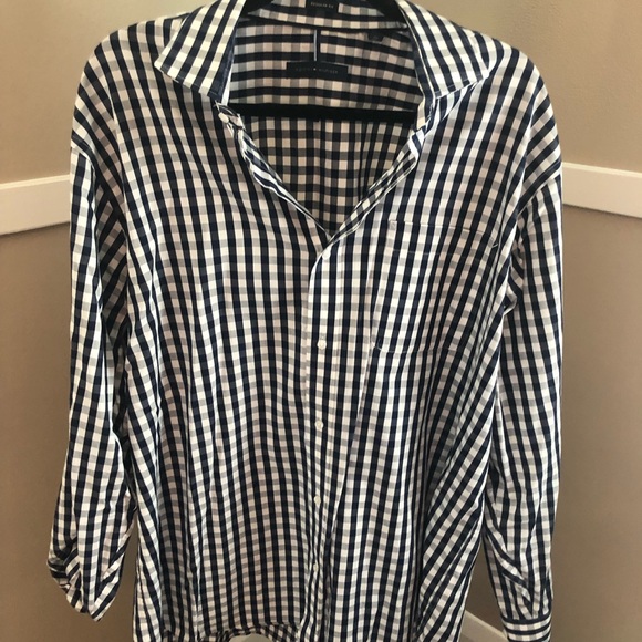 tommy hilfiger white dress shirt